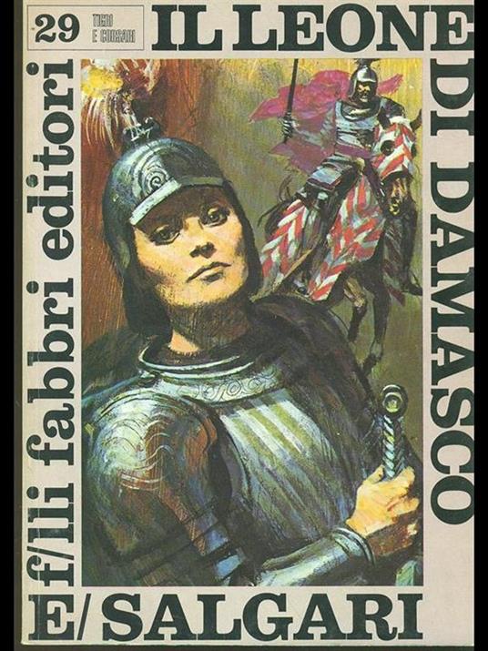 Il leone di Damasco - Emilio Salgari - copertina