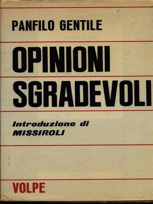 Opinioni sgradevoli - Panfilo Gentile - 3