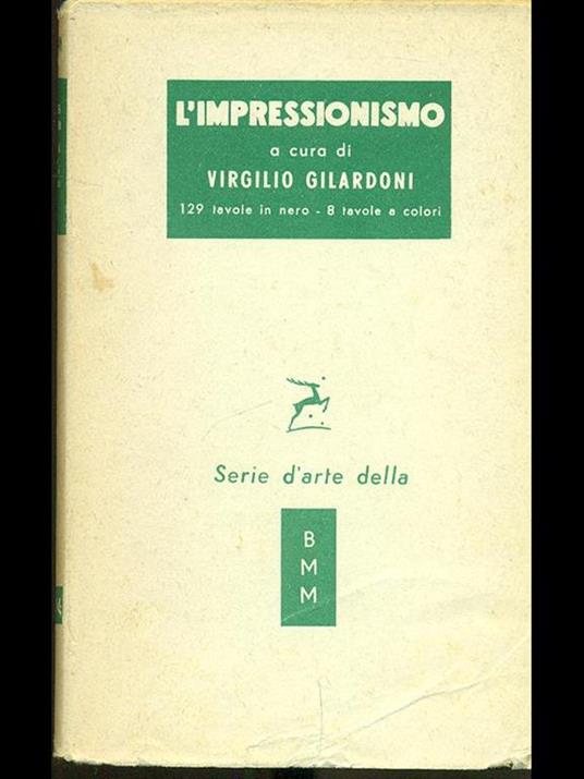 L' impressionismo - Virgilio Gilardoni - copertina