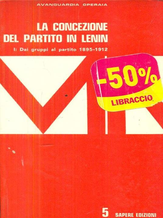 La concezione del partito in Lenin - copertina