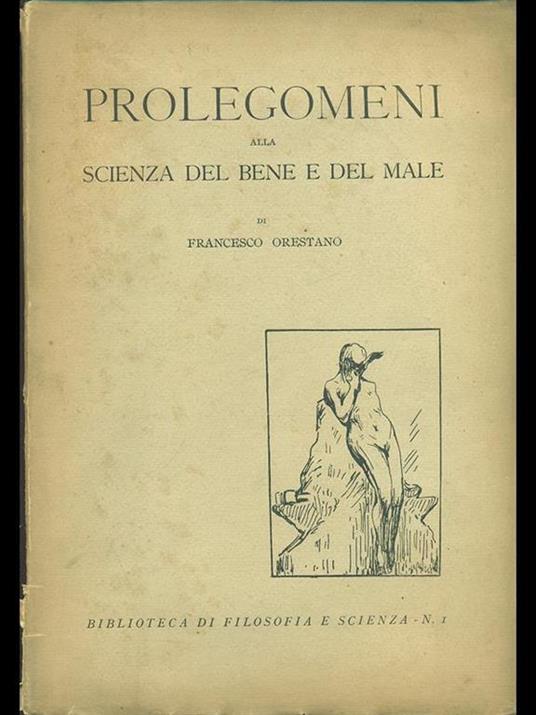 Prolegomeni alla scienza del bene edel male - 6