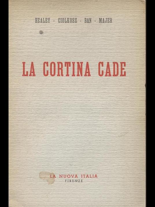 La cortina cade - Tim Healey - copertina