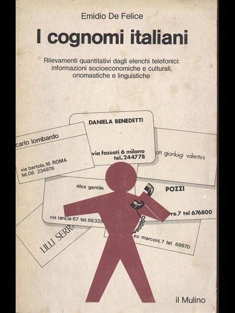 I cognomi italiani - Emidio De Felice - copertina