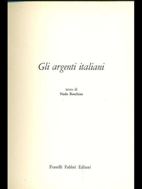 Gli argenti italiani - Nada Boschian - 4