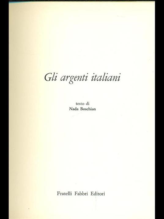 Gli argenti italiani - Nada Boschian - 9