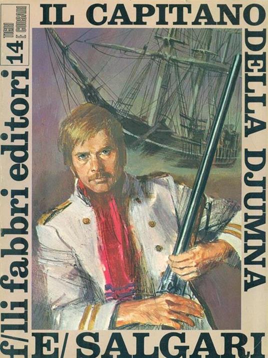 Il Capitano della Djumna - Emilio Salgari - copertina