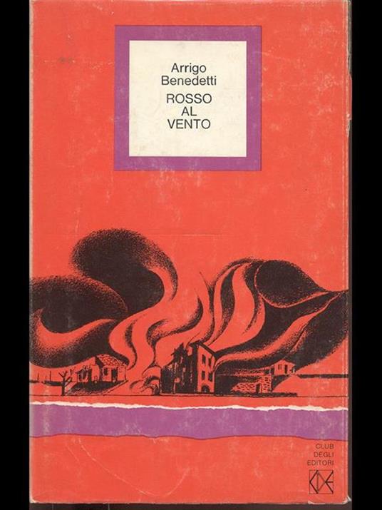 Rosso al vento - Arrigo Benedetti - copertina