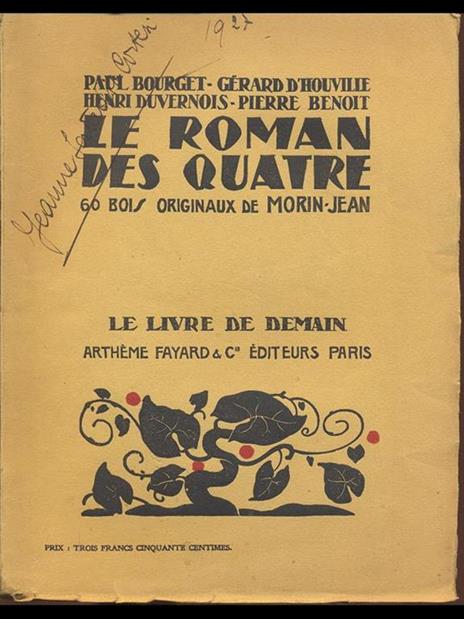 Le Roman des Quatre - copertina