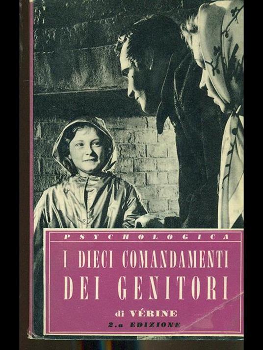 I dieci comandamenti dei genitori - Verine - copertina