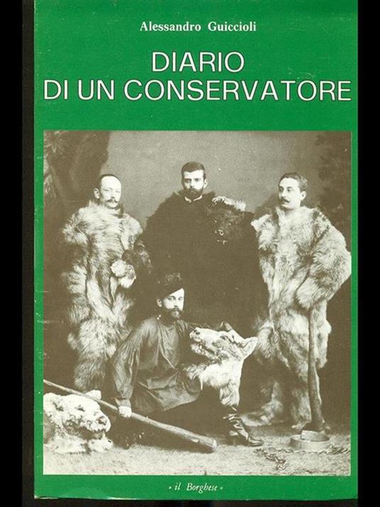 Diario di un conservatore - Alessandro Guiccioli - copertina