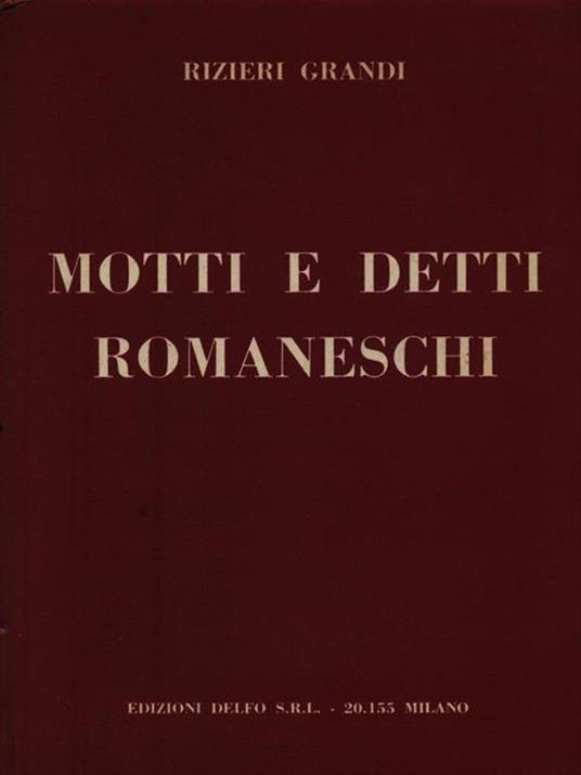 Motti e detti romaneschi - Rizieri Grandi - 3