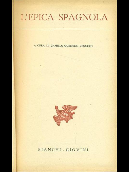 L' epica spagnola - Camillo Guerrieri Crocetti - 6