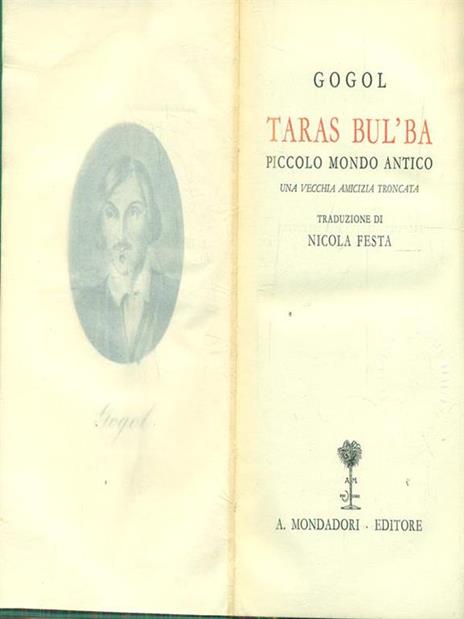 Taras Bul'ba - Nikolaj Gogol' - copertina