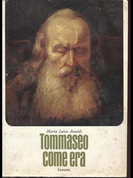 Tommaseo come era - copertina