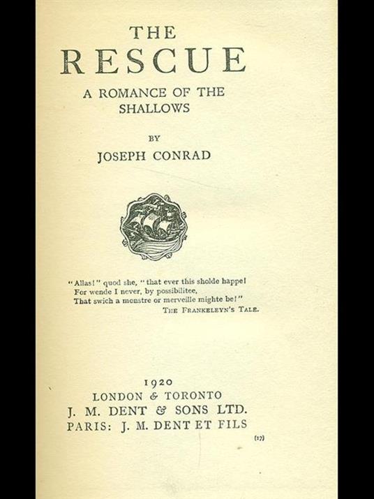 The rescue - Joseph Conrad - 4