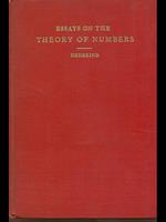Essays on the theory of numbers di: Richard Dedekind