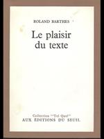 Le plaisir du texte