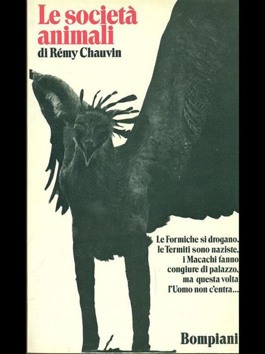 Le società animali - Remy Chauvin - copertina