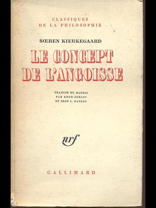 Le concept de l'angoisse - Sören Kierkegaard - 8