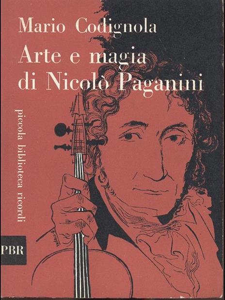 Arte e magia di Nicolò Paganini - Mario Codignola - copertina