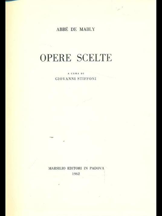 Opere scelte - Gabriel B. de Mably - 8