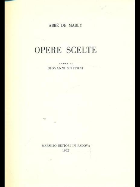 Opere scelte - Gabriel B. de Mably - 6