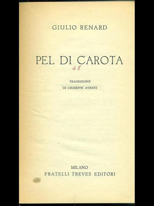 Pel di Carota - Jules Renard - 2