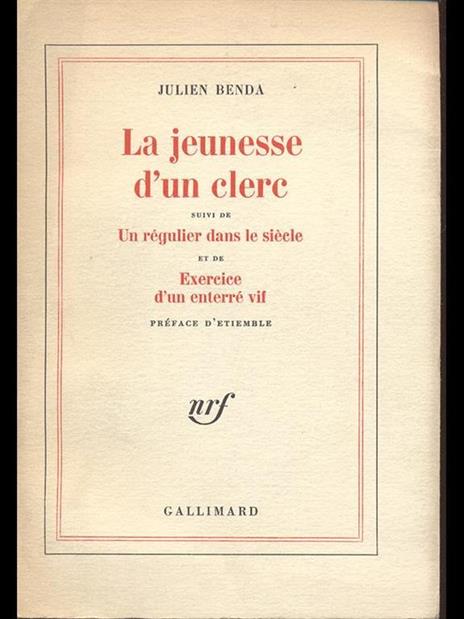 La jeunesse d'un clerc - Julien Benda - 4