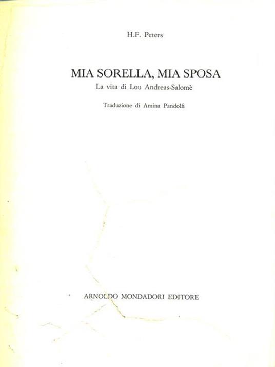 Mia sorella mia sposa - H.F. Peters - 4