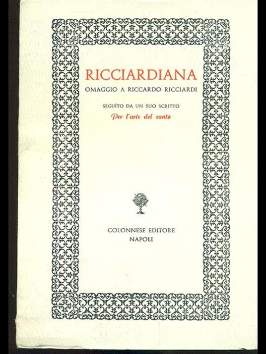 Ricciardiana - 2
