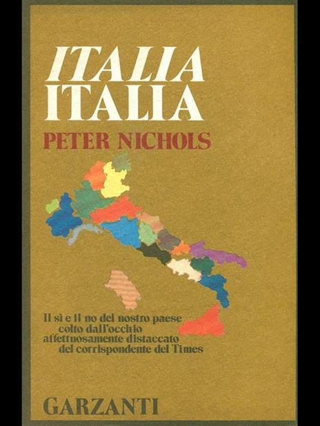 Italia Italia - Peter Nichols - copertina