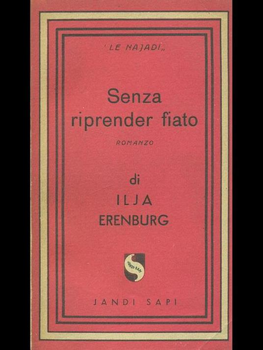 Senza riprender fiato - copertina