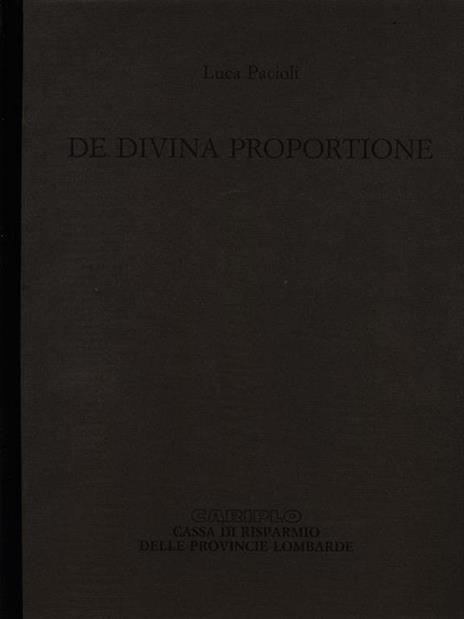 De divina proportione - Luca Pacioli - 2