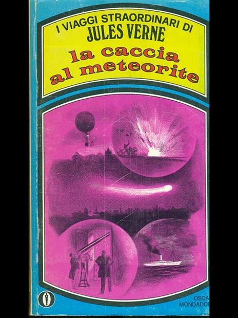 La caccia al meteorite - Jules Verne - copertina