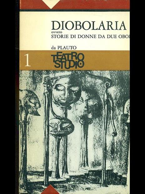 Diobolaria ovvero storie di donne da due oboli - T. Maccio Plauto - copertina