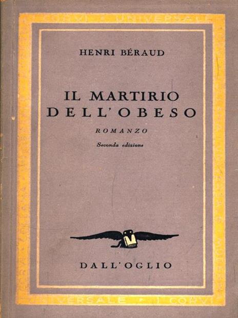 Il martirio dell'obeso - Henri Béraud - copertina