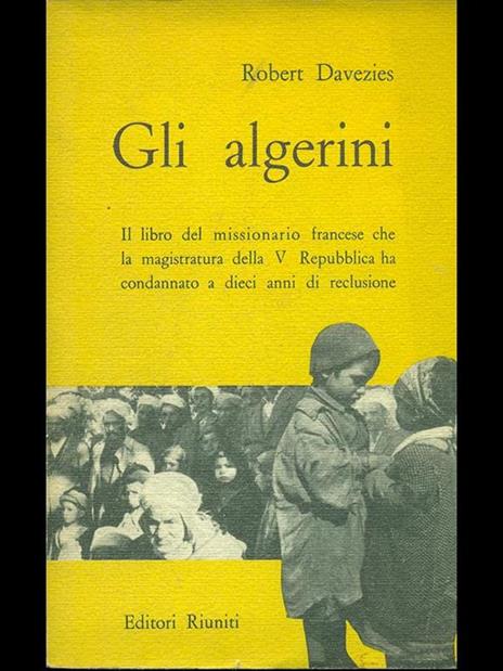 Gli algerini - Robert Daveziez - copertina