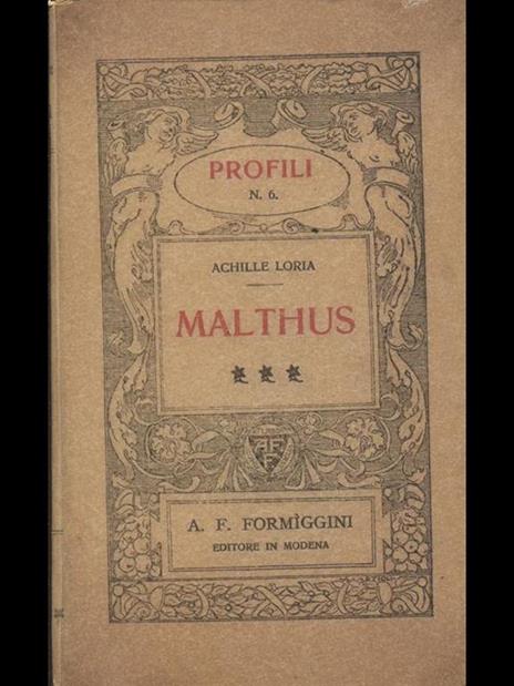 Malthus - Achille Loria - 3