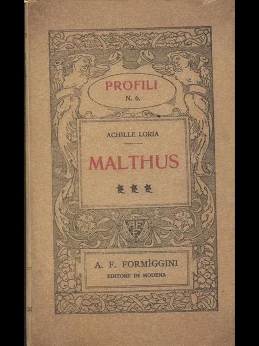 Malthus - Achille Loria - 3