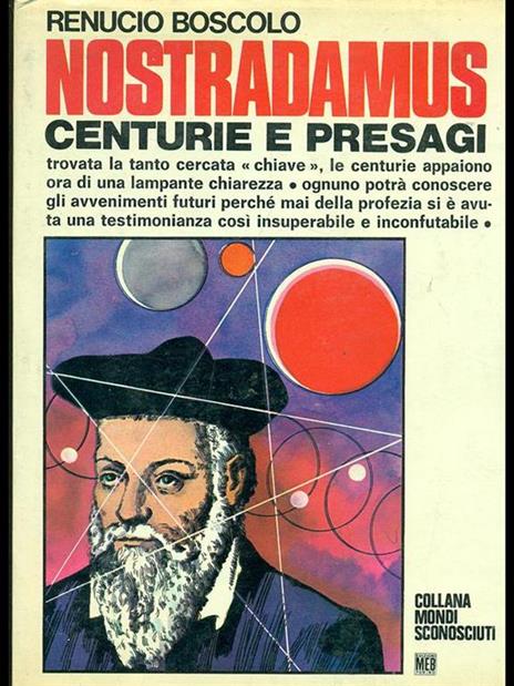 Nostradamus centurie e presagi - Renucio Boscolo - copertina