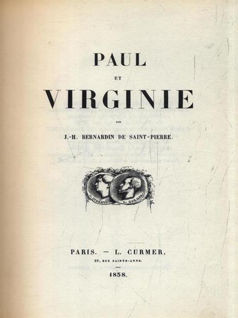 Paul et Virginie  - J. H. Williams - copertina