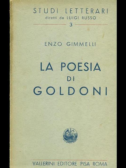 La poesia di Goldoni - Enzo Gimmelli - 4