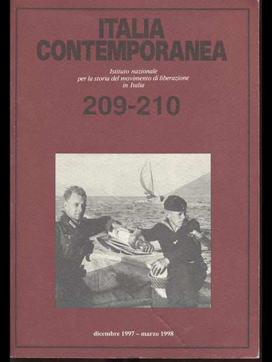 Italia Contemporanea 209-210 - copertina