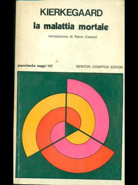 La malattia mortale - Sören Kierkegaard - copertina