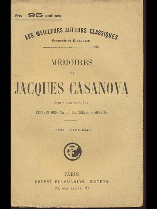 Memoires III - Giacomo Casanova - 5