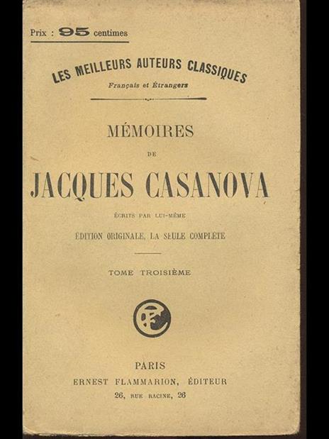 Memoires III - Giacomo Casanova - 3