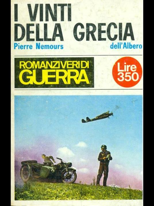 I vinti della Grecia - Pierre Nemours - copertina