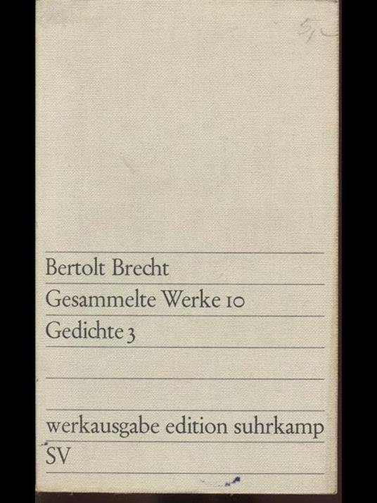 gesammelte werke 10 - Bertolt Brecht - 3