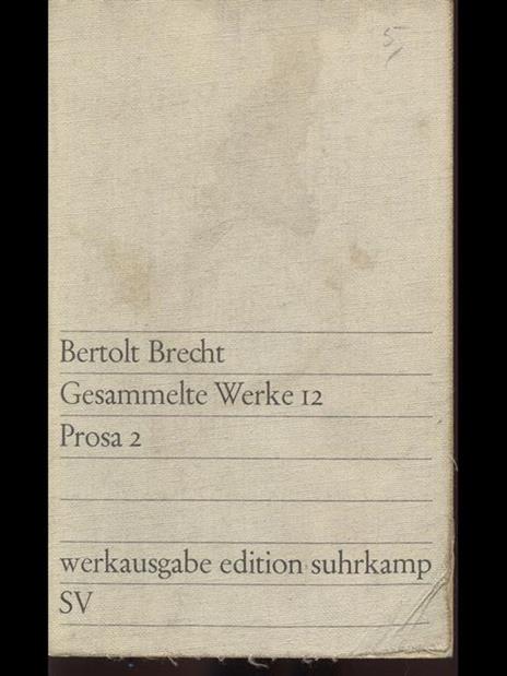 gesammelte werke 12 - Bertolt Brecht - 2