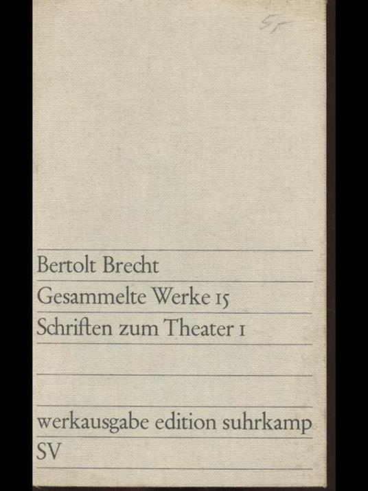 GESAMMELTE WERKE 15 - Bertolt Brecht - 2